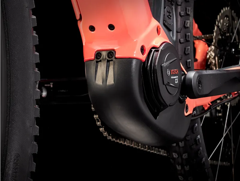 Trek Powerfly 4 625w Gen 4 Electric Mountain Bike 2024 in Living Coral and Grey-2